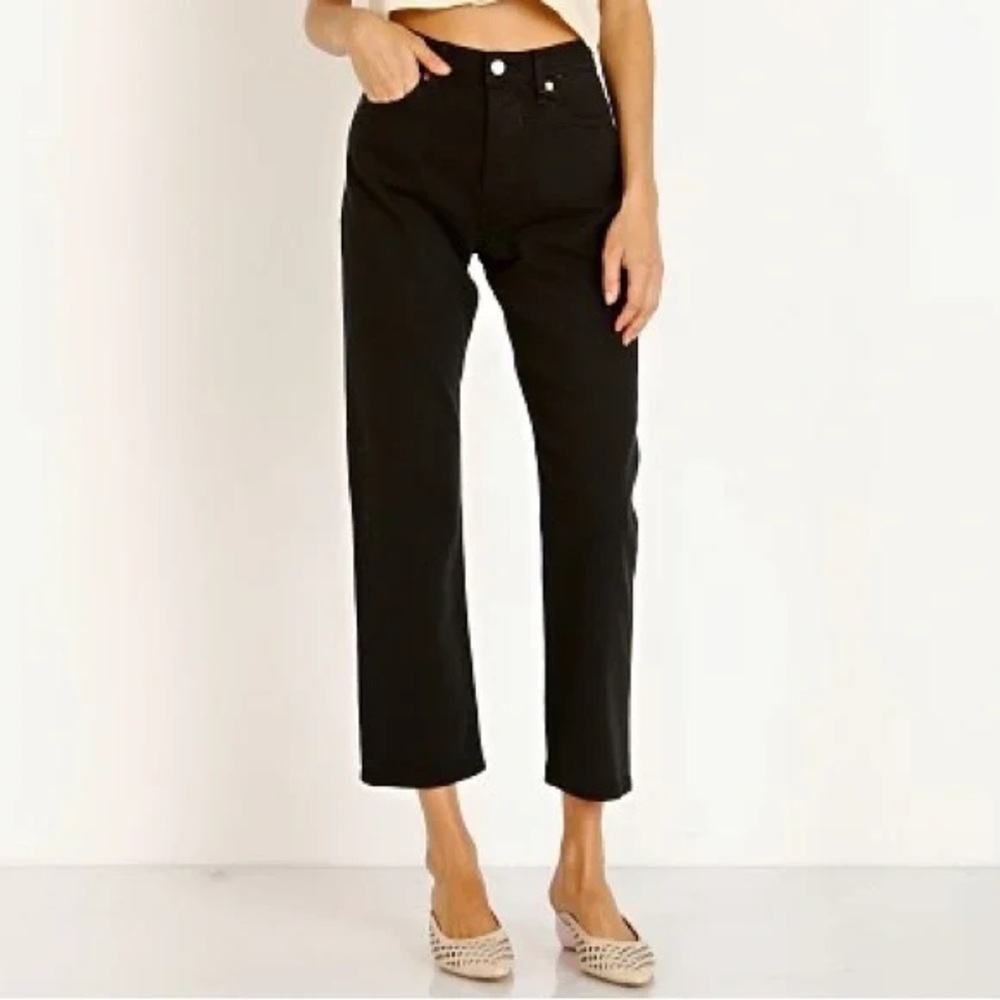 Levi’s Black Wedgie Straight High Rise Jeans